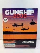 PC BIG BOX Gunship 2000 (PC, 1991) 3.5
