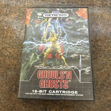 SEGA Ghouls 'n Ghosts CIB - Sega Genesis w/ Manual & Case ActionAdventure TESTED picture