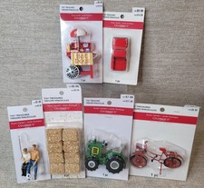 Ashland Tiny Treasures Mini Embellishments Hot Dog Stand Truck Bike Tractor NEW picture