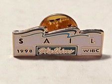 Vintage Collectible Pin ~ Sail Watkins WIBC 1998 ~ Ships FREE picture