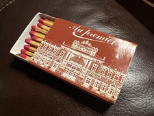 Au Premier Restaurant, Zurich, Switzerland, Full Unstruck Matchbox picture