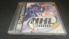 NHL 2000 Hockey Sony Playstation 1 PS1 MINT cond disc CIB+reg card read bad wd- picture
