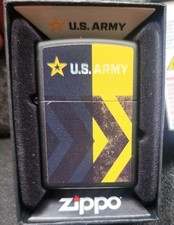 Rare Chevron Army Zippo Unused picture
