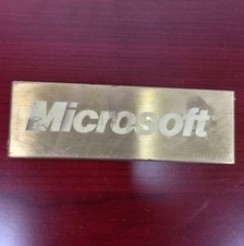 VTG 1990s Microsoft Executive Travel Golf Putter Box Set Windows 95 Era Promo picture