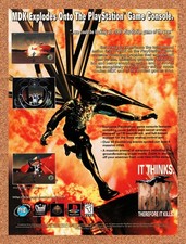 1997 MDK PS1 Original Advertisement / Retro Promo v9 picture