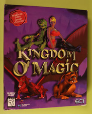 Kingdom O' Magic Vintage PC 1996 Cd-Rom MS-DOS Manual Registration Card Big Box picture