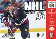 NHL Breakaway 98 (Nintendo 64, 1998) Authentic Cartridge picture