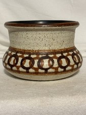 Vintage Lapid Israel Vase Bowl Signed Studio Pottery picture