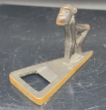 Richard Rohac c. 1950 Monkey Brass Vintage Bottle Opener picture