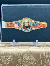 1825-1829 John Quincy Adams U.S. President Cigar Band - Vintage Historical Relic picture