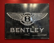 Bentley Vintage Style Garage Sign 20x24 Handmade Aluminum Relief Metal Wall Art picture