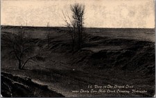 Oregon Trail View Thirty Two Mile Creek Crossing Nebraska Postcard RPPC picture