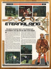 2000 Eternal Ring Playstation 2 PS2 PREVIEW Print Ad/Poster RPG Video Game Art picture