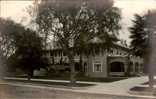 Pasadena California CA Mansion House c1910s Real Photo Vintage Postcard bhn picture