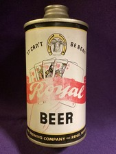 “RARE” Royal Beer Cone Top Beer Can Reno Brewing picture