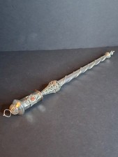 Antique 1812 Russian Silver Torah Pointer Yad 84 Zolotnik Filigree & Coral Stone picture
