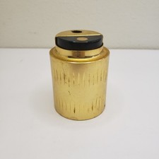 Vintage Peterson's Piezo Butane Table Lighter Gold Tone MCM Made in Japan picture