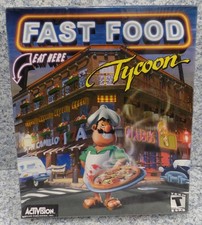 Video Game PC Fast Food Tycoon NEW SEALED Big Box #2 see pics picture