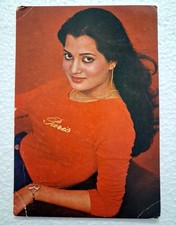 Vintage Bollywood Actress Vijayeta Pandit Rare Original Postcard Portrait picture