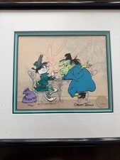 1992 Chuck Jones Limited Edition Animation Cel Bugs Bunny and Witch Hazel II picture