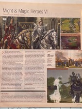 Might & Magic Heroes VI Video Game Magazine Article 2011 Ubisoft PC Gaming picture