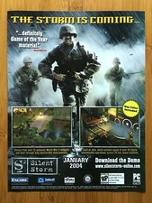 S2 Silent Storm PC 2003 Vintage Print Ad/Poster Official WWII Video Game Art picture