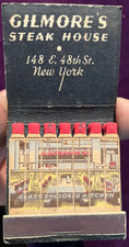 Vintage Strike on Front Feature Matchbook Gilmore's picture
