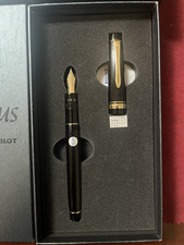 Unused Pilot Justus 95 14k Adjustable Soft-to-Hard Fine Nib Fountain Pen w/box picture