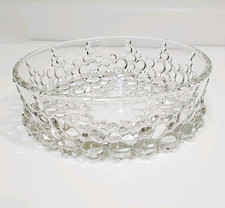 Vintage Walther Glas 8” Crystal Glass Bolero Bubble Bowl   picture
