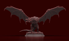 Meleys Dragon Resin Sculpture Statue Model Kit  Unpainted/Unassembled picture