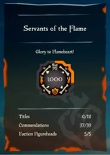 Sea of thieves Boost 0-1000 lvl PVP Servants of the Flame | Custom Order picture