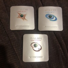 vintage Salem silver label 3 Tin Lot Fire & Ice Cool Myst And Dark Currents picture