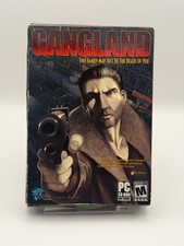 Gangland PC CD-ROM Game 2004 Whiptail Interactive Mafia Strategy RPG picture
