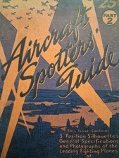1942 WWII Aircraft Spotters GUIDE Aviation ALLIED AXIS picture