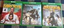 Lot 3 Xbox Games / Duke Nukem / FC 6 / Titanfall 2 / Great Condition Tested picture