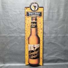Vintage Leinenkugel's Limited/Original Premium Beer Tin Tacker Sign Advert picture
