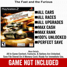 The Italian Job 100% PS2 Memory Card All CHEATS ITEMS picture