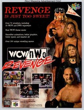 WCW NWO Revenge N64 THQ Hollywood Hogan Goldberg Wrestling 1998 Advertisement picture