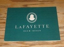 Original 1934 LaFayette Full Line Sales Brochure 34 Sedan Coupe picture