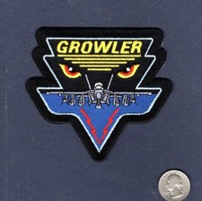 EA-18G GROWLER US NAVY VAQ Electronic Attack Squadron Aircraft Patch picture