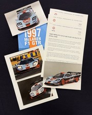1997 McLaren F1 GTR Longtail Gulf Racing Press Kit Davidoff FIA GT Championship picture