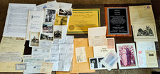 Vintage 1924-1994 Hawthorne CA Family Estate Archive Disneyland Plaque Will Lot picture