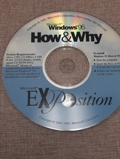 Microsoft Windows 95 Exposition How And Why Disc Only No Liscence picture