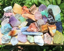 2000 Carat Crafters Collection Mixed Stones - Natural Raw Crystal Assortment  picture