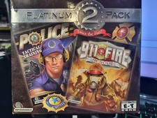 PLATINUM 2 PACK: Police TACTICAL TRAINING / 911 Fire RESCUE PC / NO SCRATCHES picture