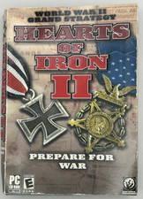 Hearts of Iron II PC Big Box Complete Manual Disc WWII Strategy Game picture