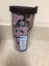 Tervis 16 oz Multicolored BPA Free Washington DC - Cherry Blossom Tumbler with L picture