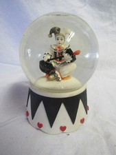 San Francisco Music Box Jester Clown Musical Water Snow 1995 Heart NO MUSIC B2 picture