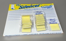 Vintage “The Silencer” Downspout Noise Stopper Store Display 11 New Packets NOS picture