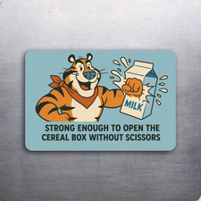 3x2 Vintage Tony the Tiger Frosted Flakes Funny Fridge Refrigerator Magnet picture